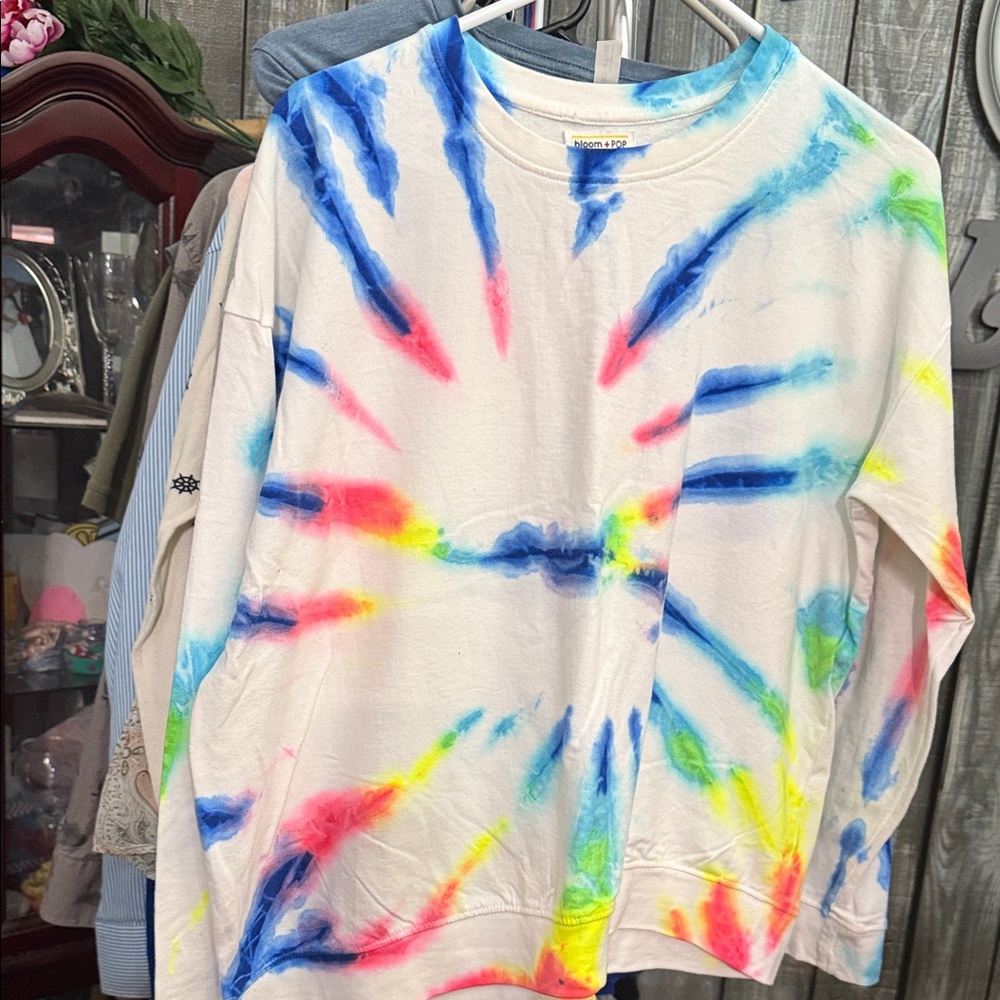 Colorful Tie-Dye Sweatshirt